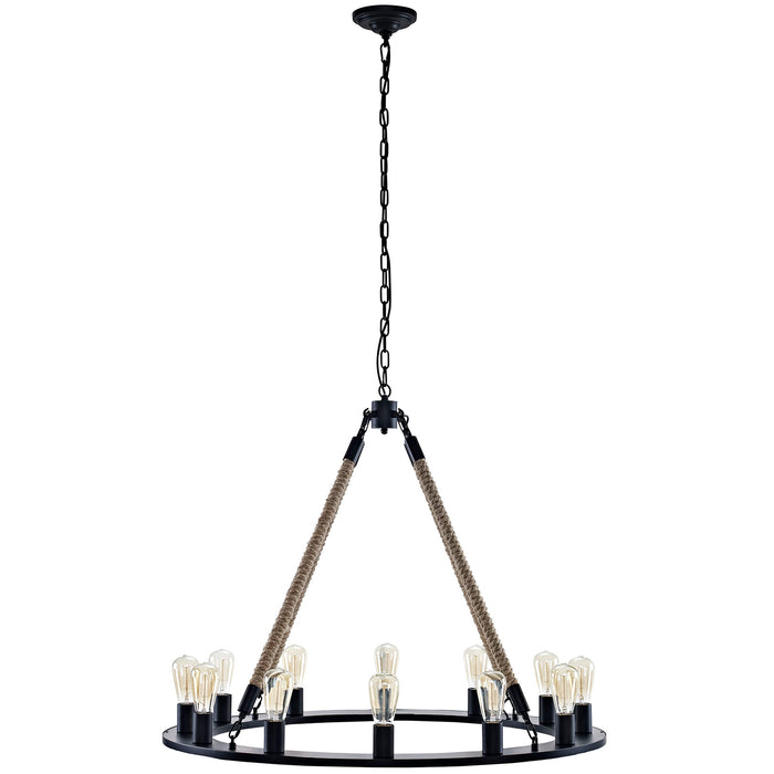 Encircle Chandelier 2154-BRN