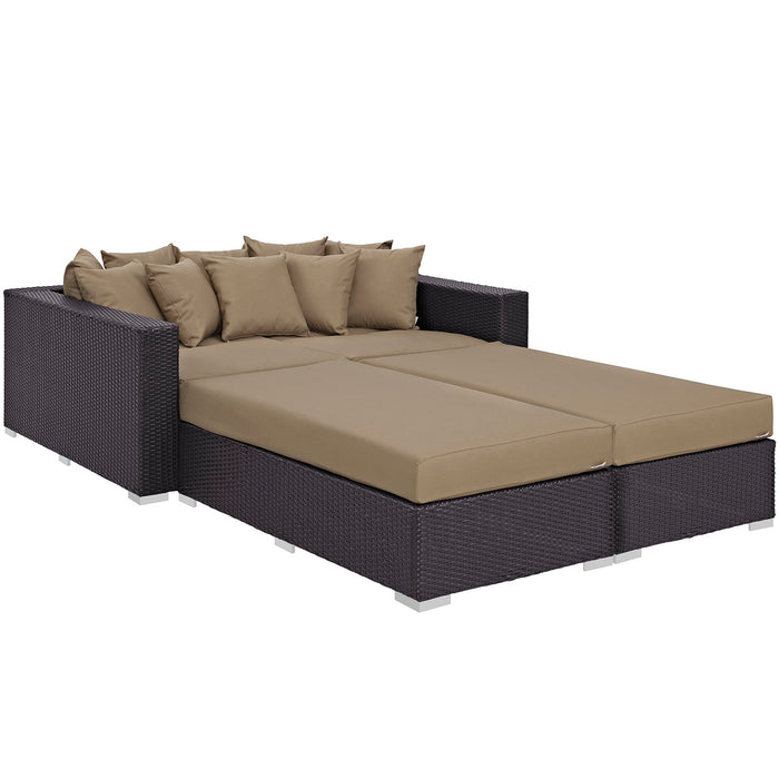 Convene 4 Piece Outdoor Patio Daybed 2160-EXP-MOC-SET