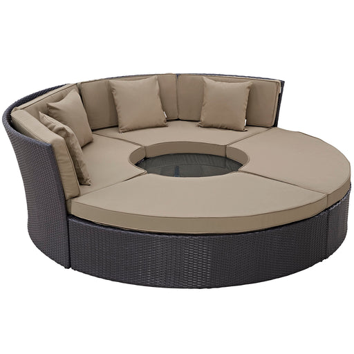 Convene Circular Outdoor Patio Daybed Set 2171-EXP-MOC-SET