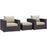 Convene 3 Piece Outdoor Patio Sofa Set 2174-EXP-BEI-SET