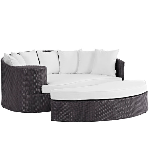 Convene Outdoor Patio Daybed 2176-EXP-WHI