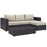 Convene 3 Piece Outdoor Patio Sofa Set 2178-EXP-BEI-SET