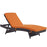 Convene Outdoor Patio Chaise 2179-EXP-ORA