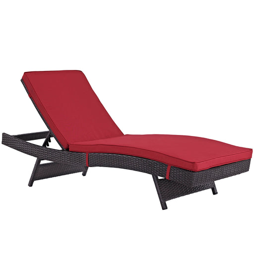 Convene Outdoor Patio Chaise 2179-EXP-RED