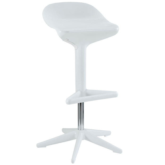 Flare Bar Stool 218-WHI