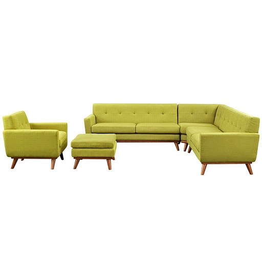 Engage 5 Piece Sectional Sofa 2186-WHE-SET