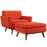 Engage 2 Piece Armchair and Ottoman 2187-ATO-SET