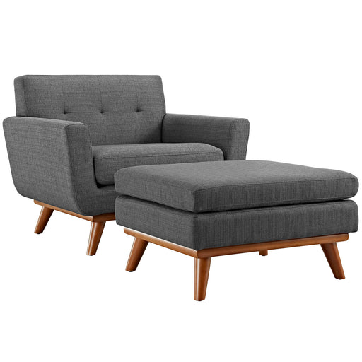 Engage 2 Piece Armchair and Ottoman 2187-DOSET