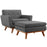 Engage 2 Piece Armchair and Ottoman 2187-DOSET