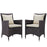 Convene 2 Piece Outdoor Patio Dining Set 2188-EXP-BEI-SET