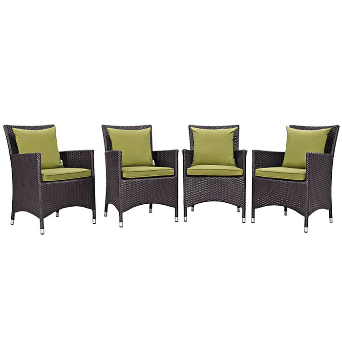 Convene 4 Piece Outdoor Patio Dining Set 2190-EXP-PER-SET