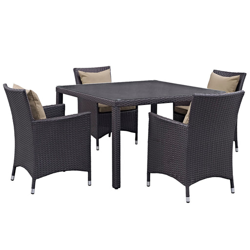 Convene 5 Piece Outdoor Patio Dining Set 2191-EXP-MOC-SET