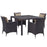 Convene 5 Piece Outdoor Patio Dining Set 2191-EXP-MOC-SET