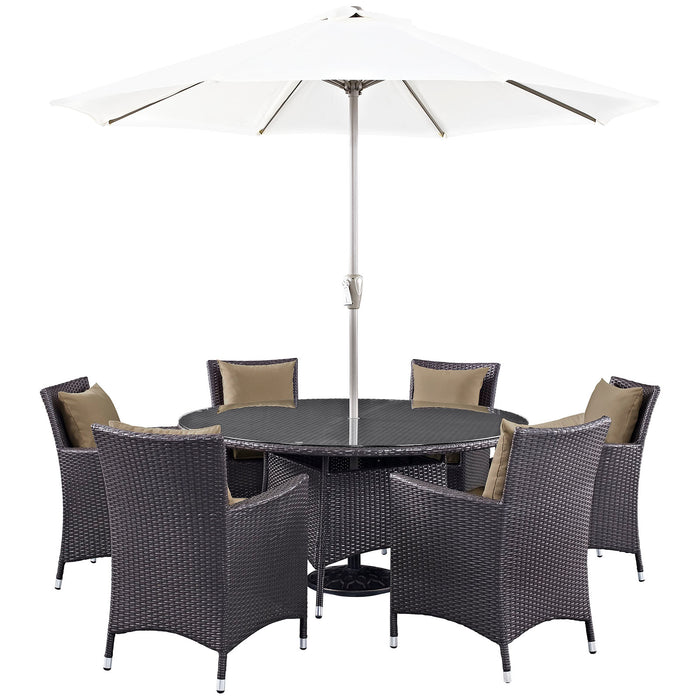 Convene 8 Piece Outdoor Patio Dining Set 2194-EXP-MOC-SET