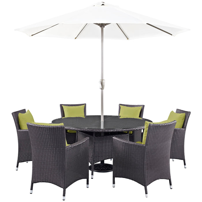 Convene 8 Piece Outdoor Patio Dining Set 2194-EXP-PESET