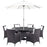 Convene 8 Piece Outdoor Patio Dining Set 2194-EXP-WHI-SET