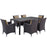 Convene 7 Piece Outdoor Patio Dining Set 2199-EXP-MOC-SET