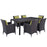 Convene 7 Piece Outdoor Patio Dining Set 2199-EXP-PESET