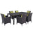 Convene 7 Piece Outdoor Patio Dining Set 2199-EXP-PER-SET