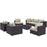 Convene 8 Piece Outdoor Patio Sectional Set 2203-EXP-BEI-SET