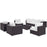 Convene 8 Piece Outdoor Patio Sectional Set 2203-EXP-WHI-SET