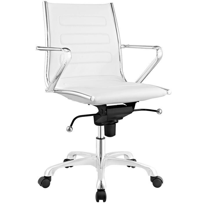 Ascend Mid Back Office Chair 2214-WHI