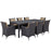 Convene 9 Piece Outdoor Patio Dining Set 2217-EXP-MOC-SET