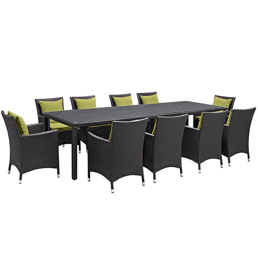 Convene 11 Piece Outdoor Patio Dining Set 2219-EXP-PER-SET