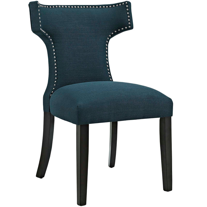 Curve Fabric Dining Chair 2221-AZU