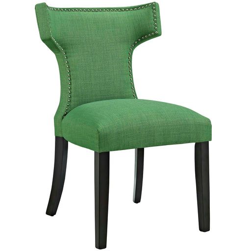 Curve Fabric Dining Chair 2221-GRN