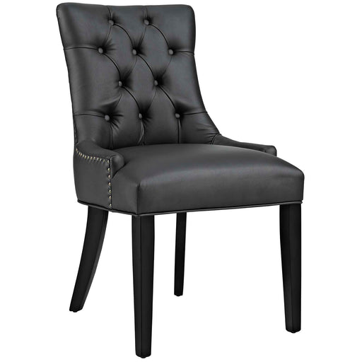 Regent Vinyl Dining Chair 2222-BLK