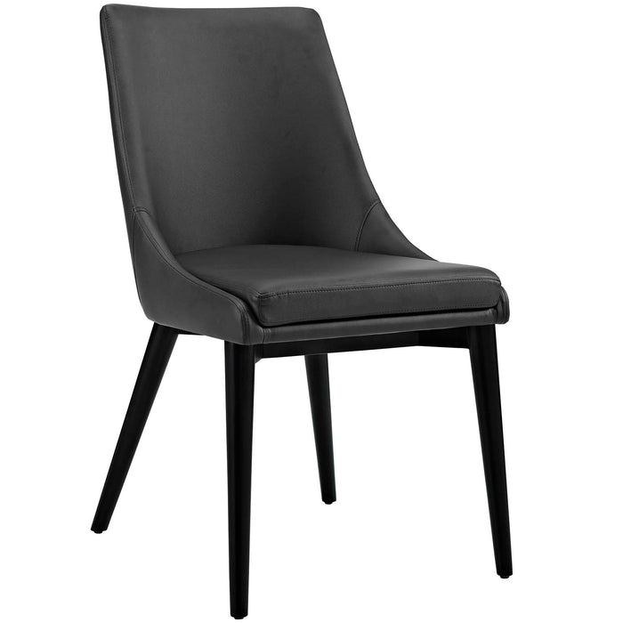 Viscount Vinyl Dining Chair 2226-BLK