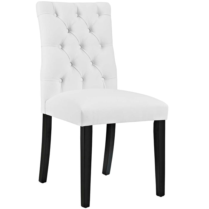 Duchess Vinyl Dining Chair 2230-WHI