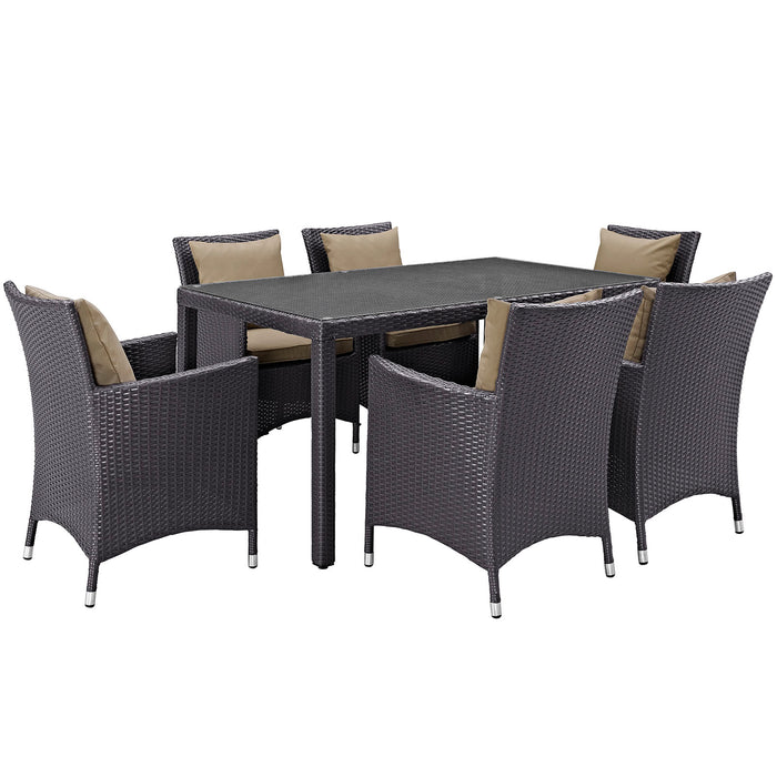 Convene 7 Piece Outdoor Patio Dining Set 2241-EXP-MOC-SET