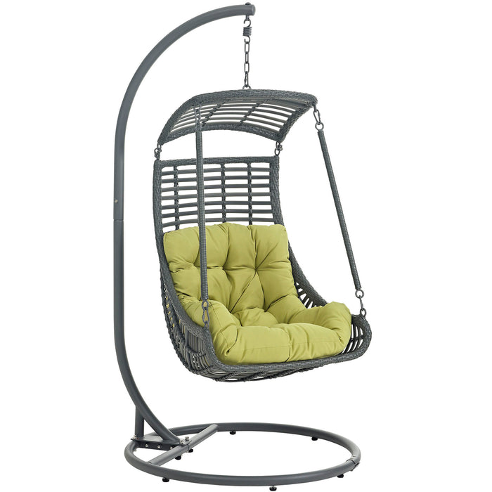 Jungle Outdoor Patio Swing Chair With Stand 2274-PESET