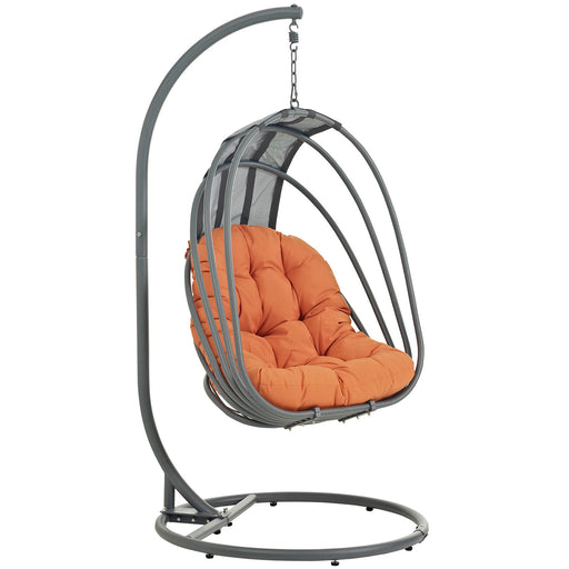 Whisk Outdoor Patio Swing Chair With Stand 2275-ORA-SET