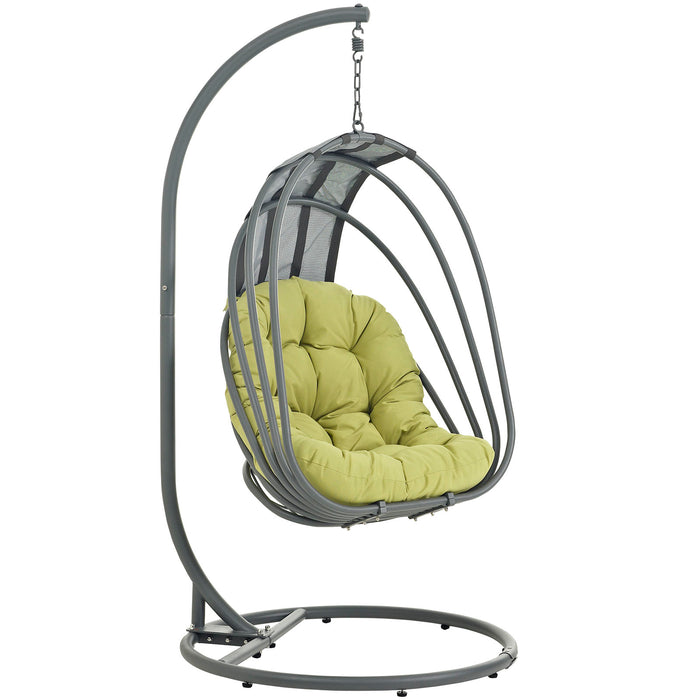 Whisk Outdoor Patio Swing Chair With Stand 2275-PESET