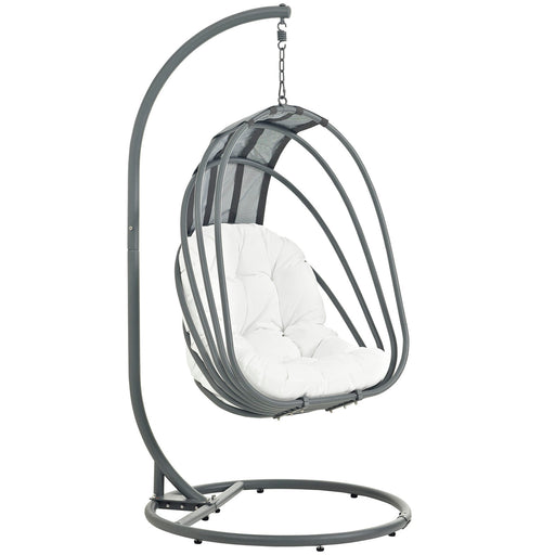 Whisk Outdoor Patio Swing Chair With Stand 2275-WHI-SET