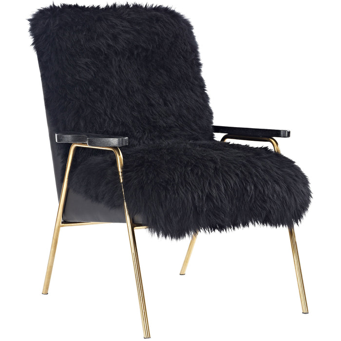 Sprint Wool Armchair 2305-BLK-BLK