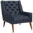 Peruse Faux Leather Armchair 2307-BLU