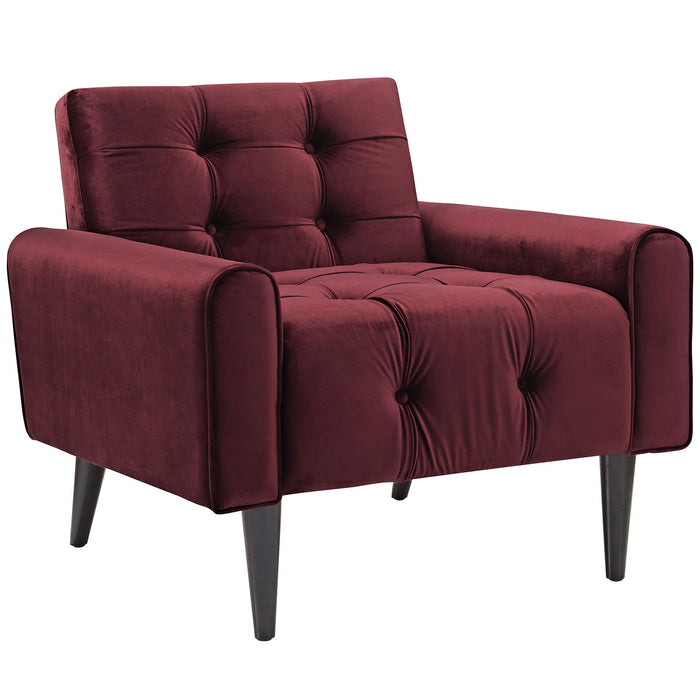 Delve Velvet Armchair 2326-MAR