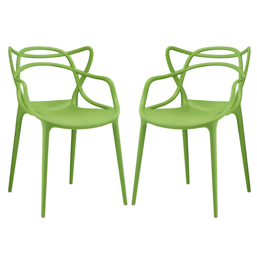 Entangled Dining Set Set of 2 2347-GRN-SET