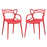 Entangled Dining Set Set of 2 2347-RED-SET