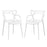 Entangled Dining Set Set of 2 2347-WHI-SET