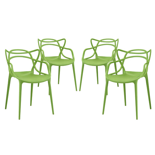 Entangled Dining Set Set of 4 2348-GRN-SET