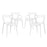 Entangled Dining Set Set of 4 2348-WHI-SET