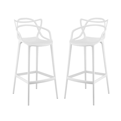 Entangled Bar Stool Set of 2 2349-WHI-SET