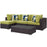 Convene 5 Piece Outdoor Patio Sectional Set 2362-EXP-PESET