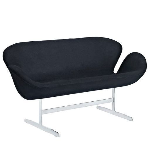 Wing Loveseat 238-BLK