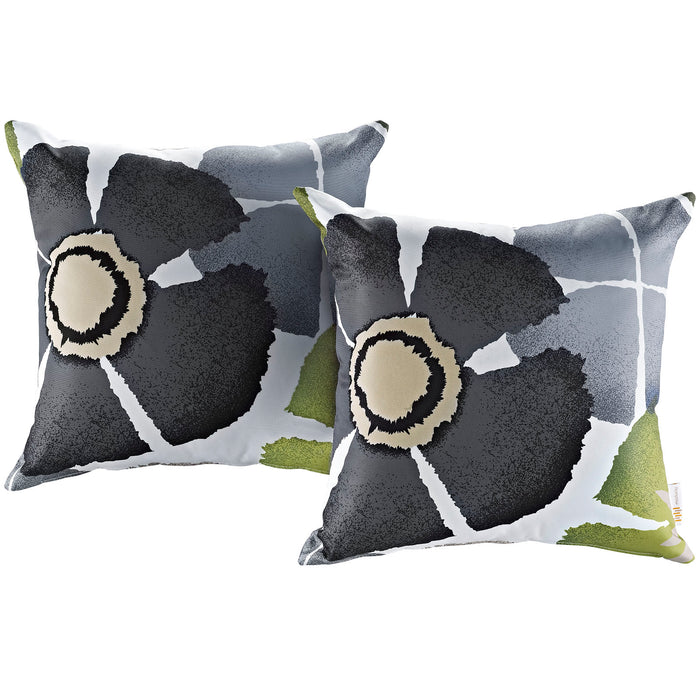 Modway Two Piece Outdoor Patio Pillow Set 2401-BOT